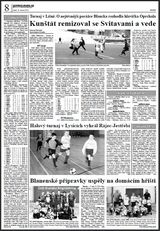Líšeň Blansko příprava 2010